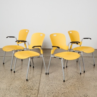 A Set of Four Herman Miller Caper Chairs