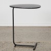 A Black Industrial Style Metal Side Table