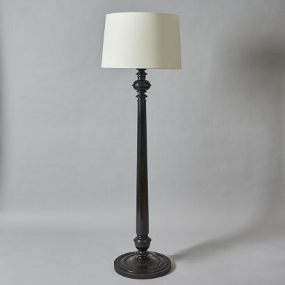 An Ebonised Solid Kauri Standard Lamp&nbsp;