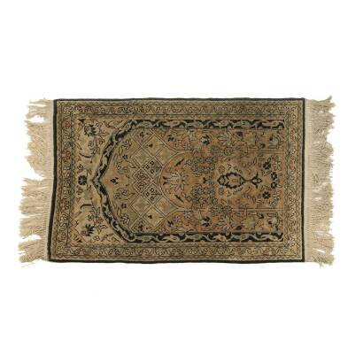 A Small Finely Knotted Iranian Prayer Rug