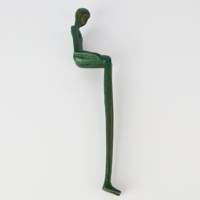 A Green Metal Table Feature