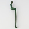 A Green Metal Table Feature