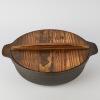 A Cast Iron Deep Compartment Pan - 2