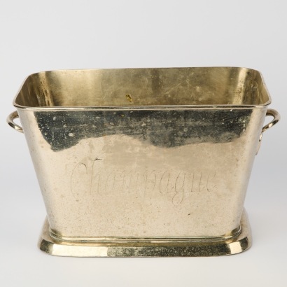 A Vintage Chrome Champagne Bucket