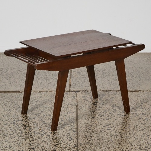 A Mid-Century Mahogany Coffee Table