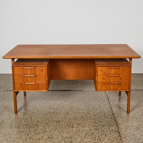 A Mid-Century Danish Teak Desk