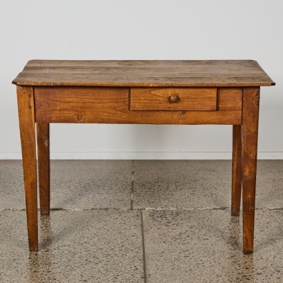 A Vintage Oak Hall Table