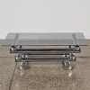 A Paul Mayen Style Chrome and Glass Coffee Table - 2