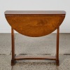 An Antique Oak Drop Leaf Side Table