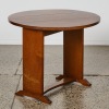 An Antique Oak Drop Leaf Side Table - 2