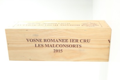 (1) 2015 Alain Hudelot-Noellat Les Malconsorts, Vosne-Romanee Premier Cru (OWC)