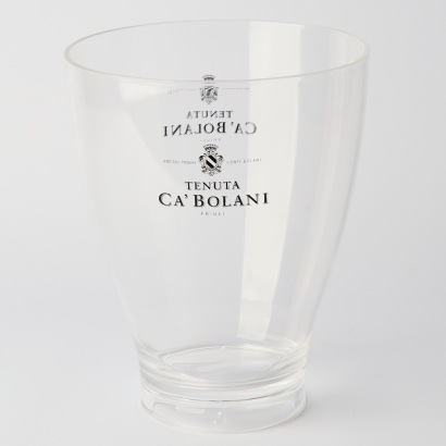 An Italian Acrylic Wine Bottle Cooler, Tenuta Ca'Bolani