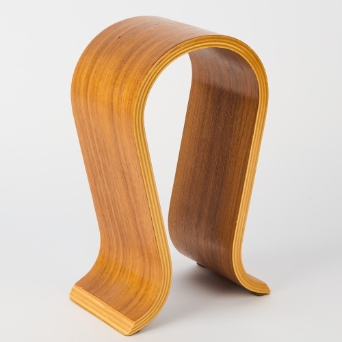 A Wooden Headphone Stand