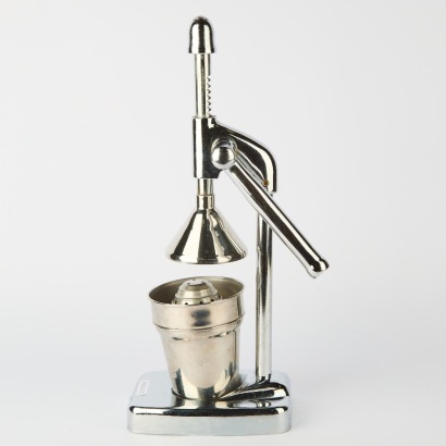 A Chrome Lever Citrus Juicer Press