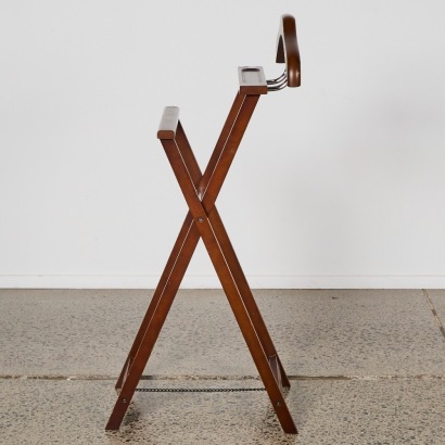 A Men's Wooden Valet Stand