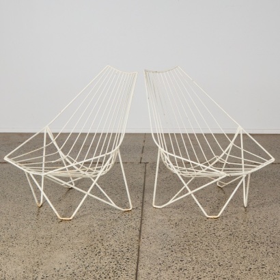 Two Wire Outdoor Chairs