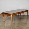 An Antique French Oak Plank Top Dining Table - 4