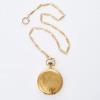 18ct Yellow Gold, French Cased Pocket Watch with 45cm Albert Chain, circa 1910's - 2
