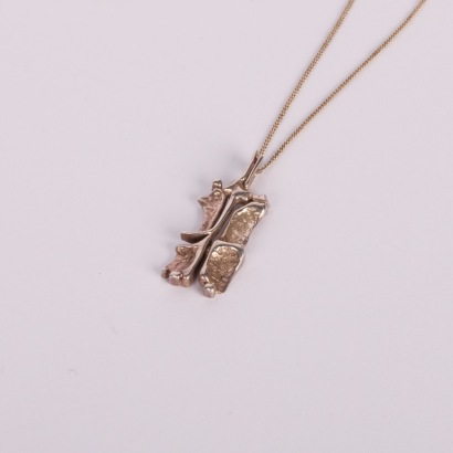 A Mid Century Sterling Silver Pendant
