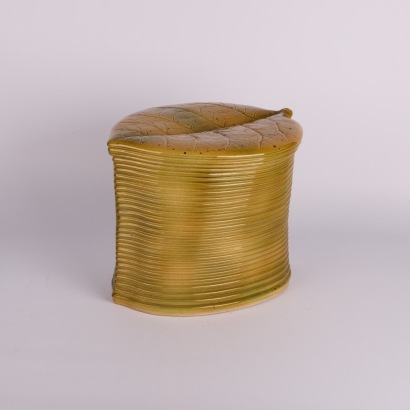 A Vintage Earthenware Garden Stool