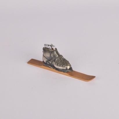 A Vintage Ski Boot Lighter