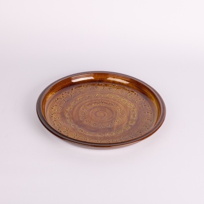 A Plate by Christopher Vine of Teal Valley Pottery
