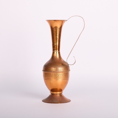 A Vintage Handmade Pitcher By Coppercraft