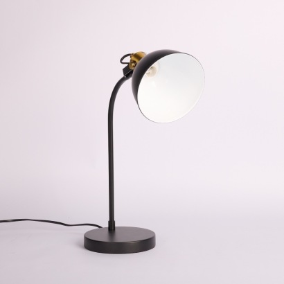 A Vintage Style Black & Gold Desk Lamp