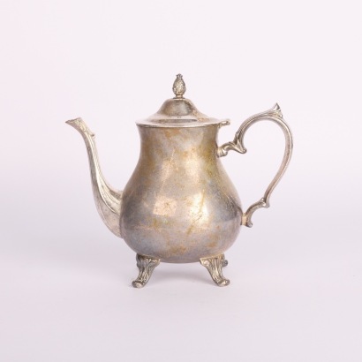 A Silver Plated Teapot Stamped LS Co