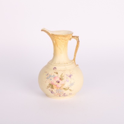 An Antique Austrian Porcelain Pitcher by G&G