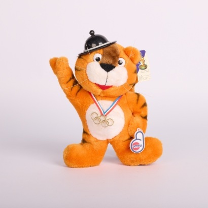 A Vintage Hodori The Tiger Collectable Plush Mascot From The 1988 Seoul Olympics Made By Joyful