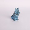A Rare Sylvac Terrier Scottie Dog In Matt Blue - 2