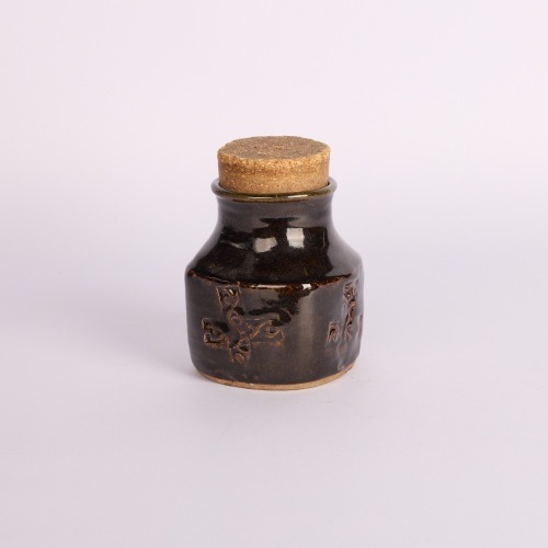 A Barry Brickell Jar with Stamping Decoration to Side