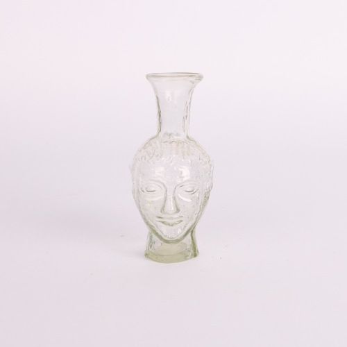 A Handblown Glass Portrait Vase by Le Soufflerie