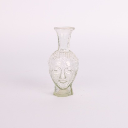 A Handblown Glass Portrait Vase by Le Soufflerie