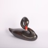A Large Folk Art Style Hand Carved Wooden Swan - 3