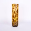 A Tall Tortoiseshell Glass Vase