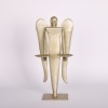 A Metal Angel Candle Holder - 2