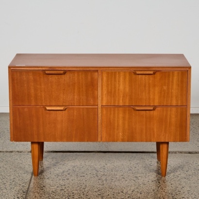 A Mid Century Teak Lip Handle Lowboy Drawers
