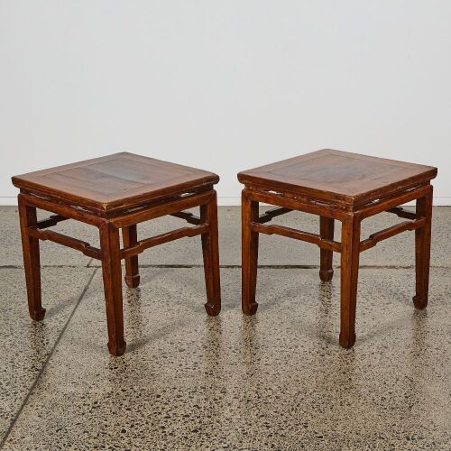 A Pair of Chinese Side Tables