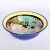 A Large Bath Tub Nude Scene NZ Pottery Studio Bowl Signed - 2