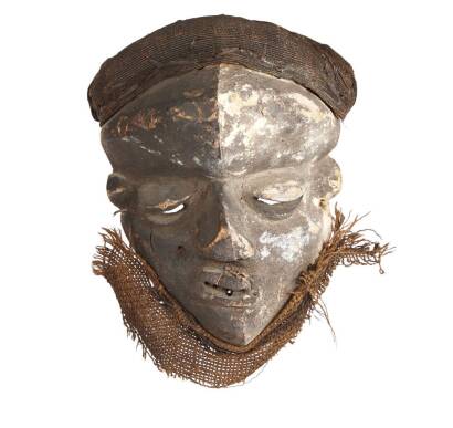 A West African Ivory Coast Dan Face Mask