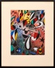 Miro Style NZ Original Painting with Buzzy Bee signed CW