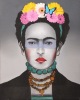 An Acrylic on Canvas Painting of Frida Kahlo
