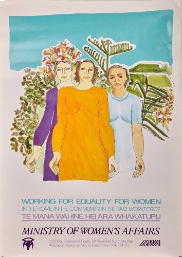 A Ministry for Women's Affairs Poster, Design by Claudia Pond Eyley