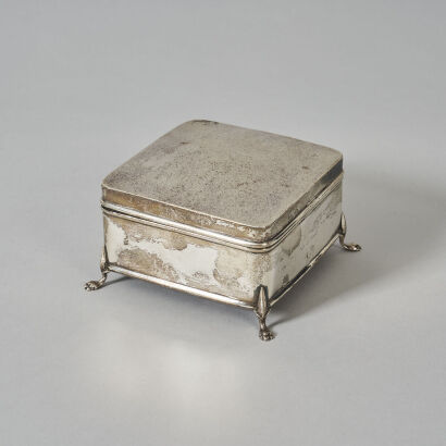 A Sterling Silver Trinket Box