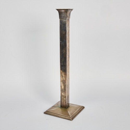 A Tall Metal candle Holder