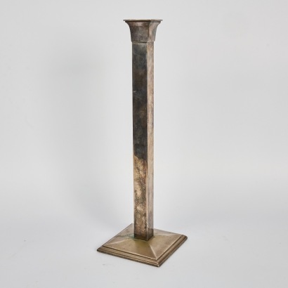 A Tall Metal candle Holder