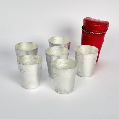 A Vintage Picnic Cups In Case