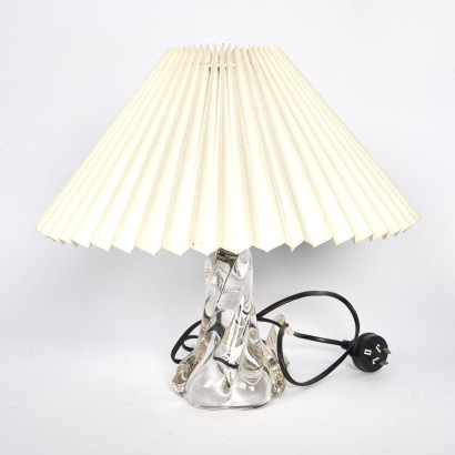 A Vintage French Crystal Lamp